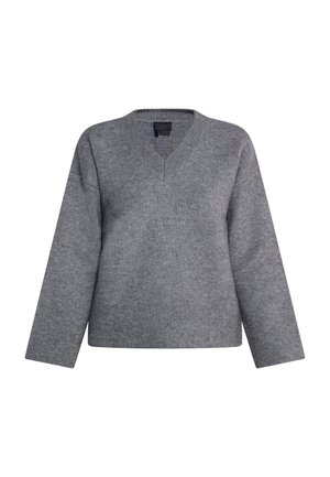 DreiMaster, DREIMASTER STRICKPULLOVER - Pullover - grau melange