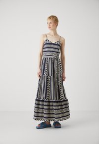 Vero Moda Tall - VMDICTHE SINGLET DRESS - Maxi šaty - navy/birch Miniatura obrázku 1