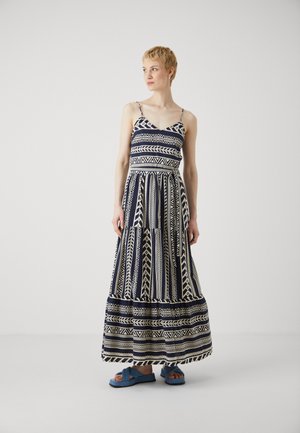 VMDICTHE SINGLET DRESS - Maxi šaty - navy/birch