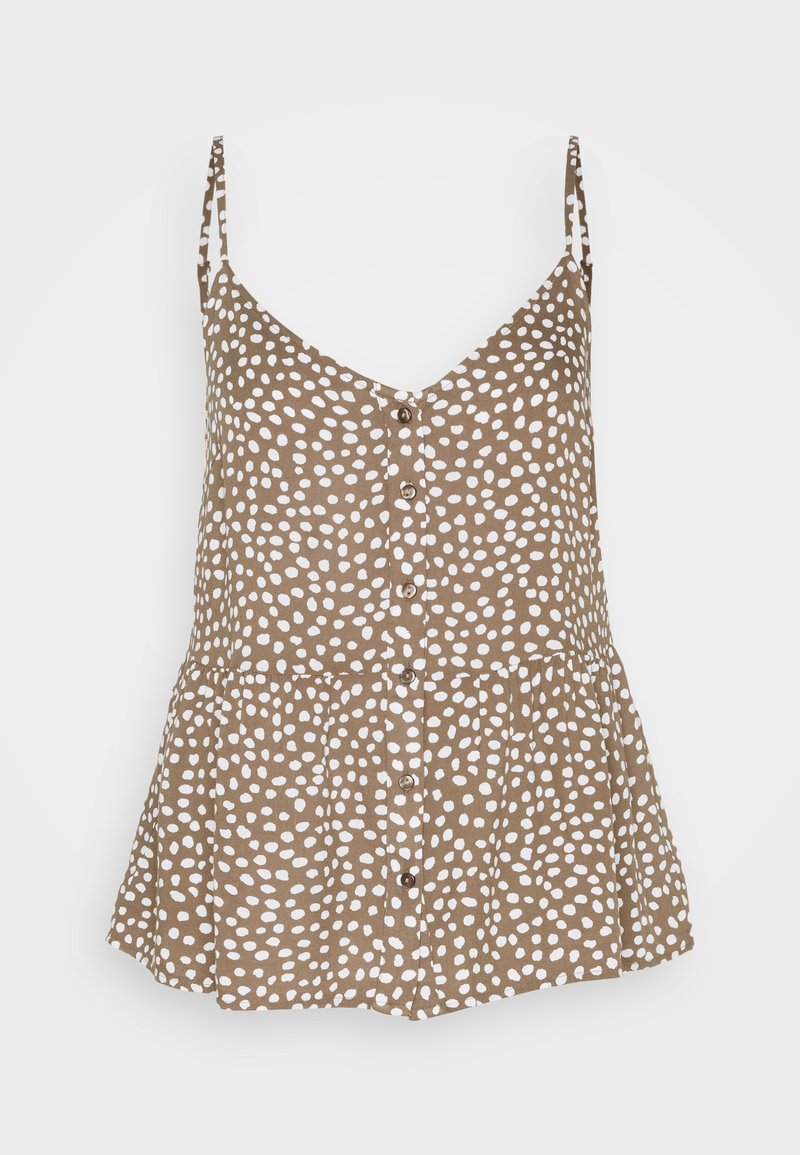 Pieces Top donkergroen