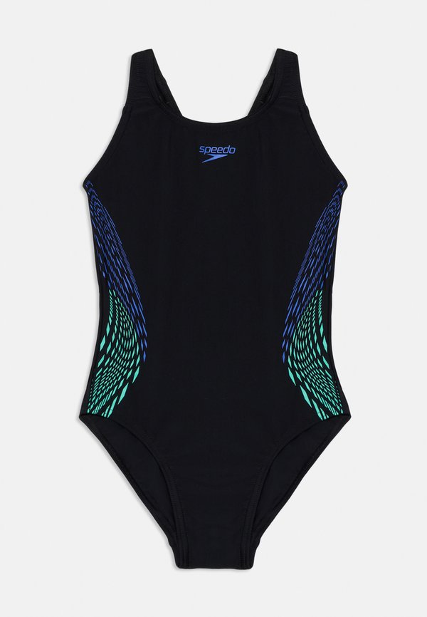 GIRLS PLACMEMENT MUSCLE BACK - Swimsuit - turquoise