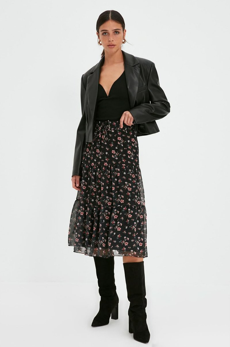 Damen Jeansröcke | Trendyol A-Linien-Rockblack/schwarz - JV45665 Damen Jeansröcke | Trendyol A-Linien-Rockblack/schwarz - JV45665