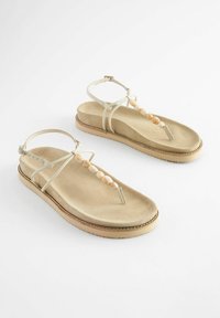 Next FOREVER COMFORT BEADED TOE POST - REGULAR FIT - Tåsandaler - neutral