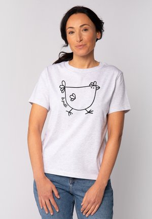 watapparel T-shirt imprimé - cool heather grey