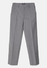 STRIPE TROUSER VILMO - Püksid - grey melange