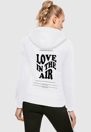 LOVE IN THE AIR  - Kapuzenpullover - white