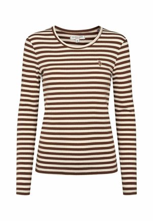U.S. Polo Assn., USPA LS T-SHIRT CARLOTTA WOMEN - T-shirt à manches longues - chestnut