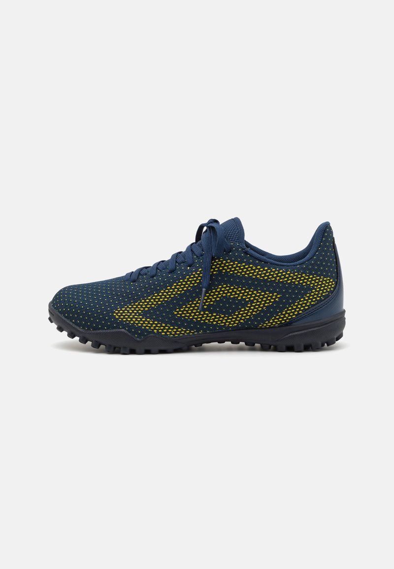 Umbro VELOCITA IX CLUB  TF - Fodboldstøvler til kunstgræs - poseidon/blazing yellow/white
