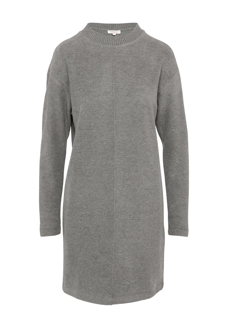 s.Oliver Gebreide jurk donkergrijs s.Oliver Gebreide jurk donkergrijs