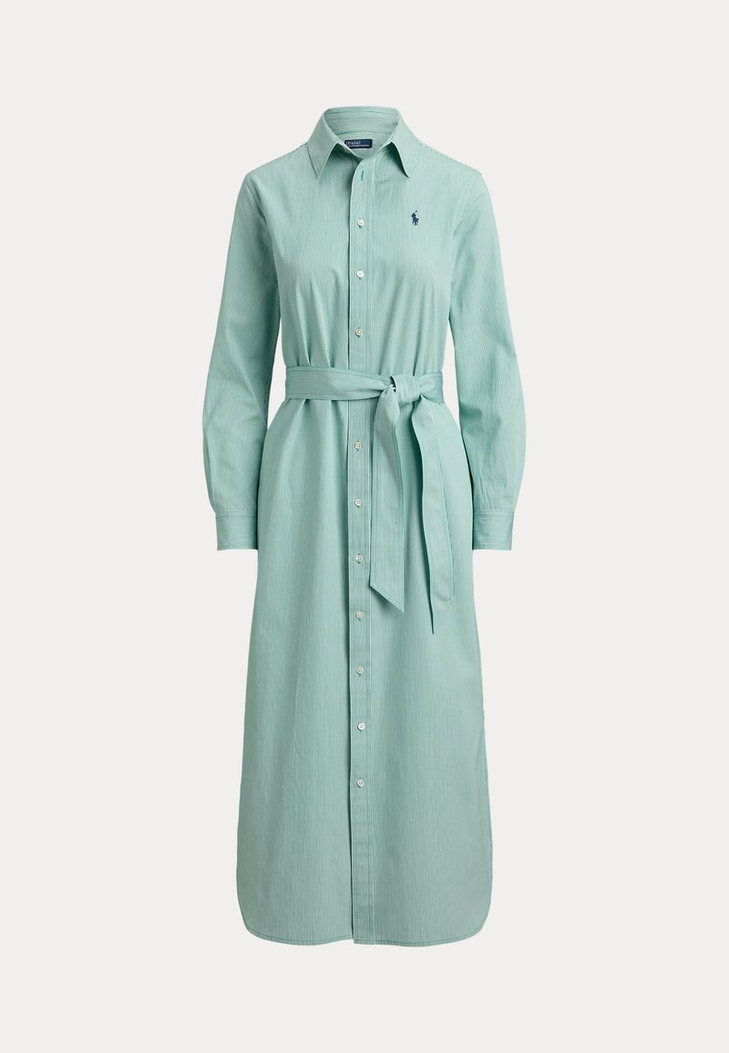 ralph lauren green shirt dress Plaid A-Line Shirtdress