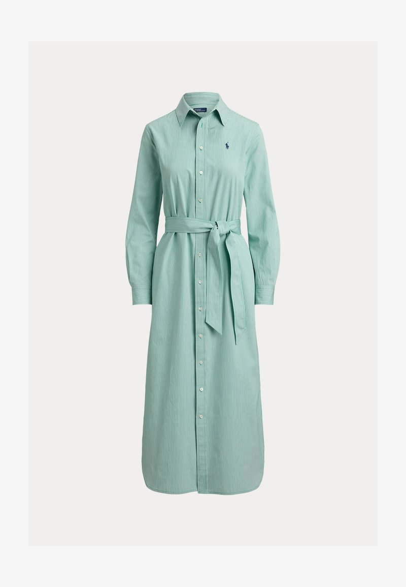 ralph lauren green shirt dress Plaid A-Line Shirtdress