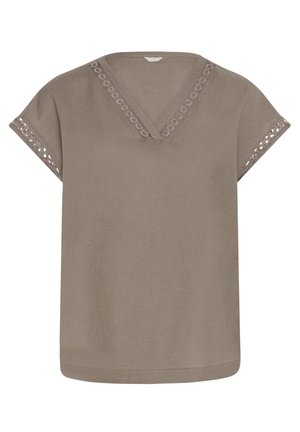 Bon'A Parte, BPLILIAN BLOUSE - Print T-shirt - grey