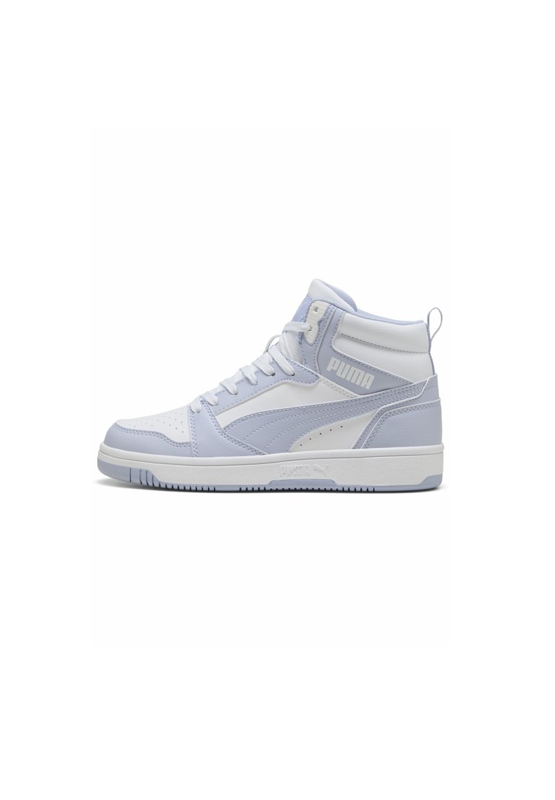 Puma REBOUND V6 UNISEX - Kõrge servaga tossud - white cool weather