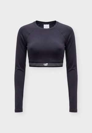 New Balance, AC FITTED LONG SLEEVE - Langarmshirt - black