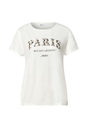 Street One, T-SHIRT MIT WORDING ARTWORK - T-shirt imprimé - off white