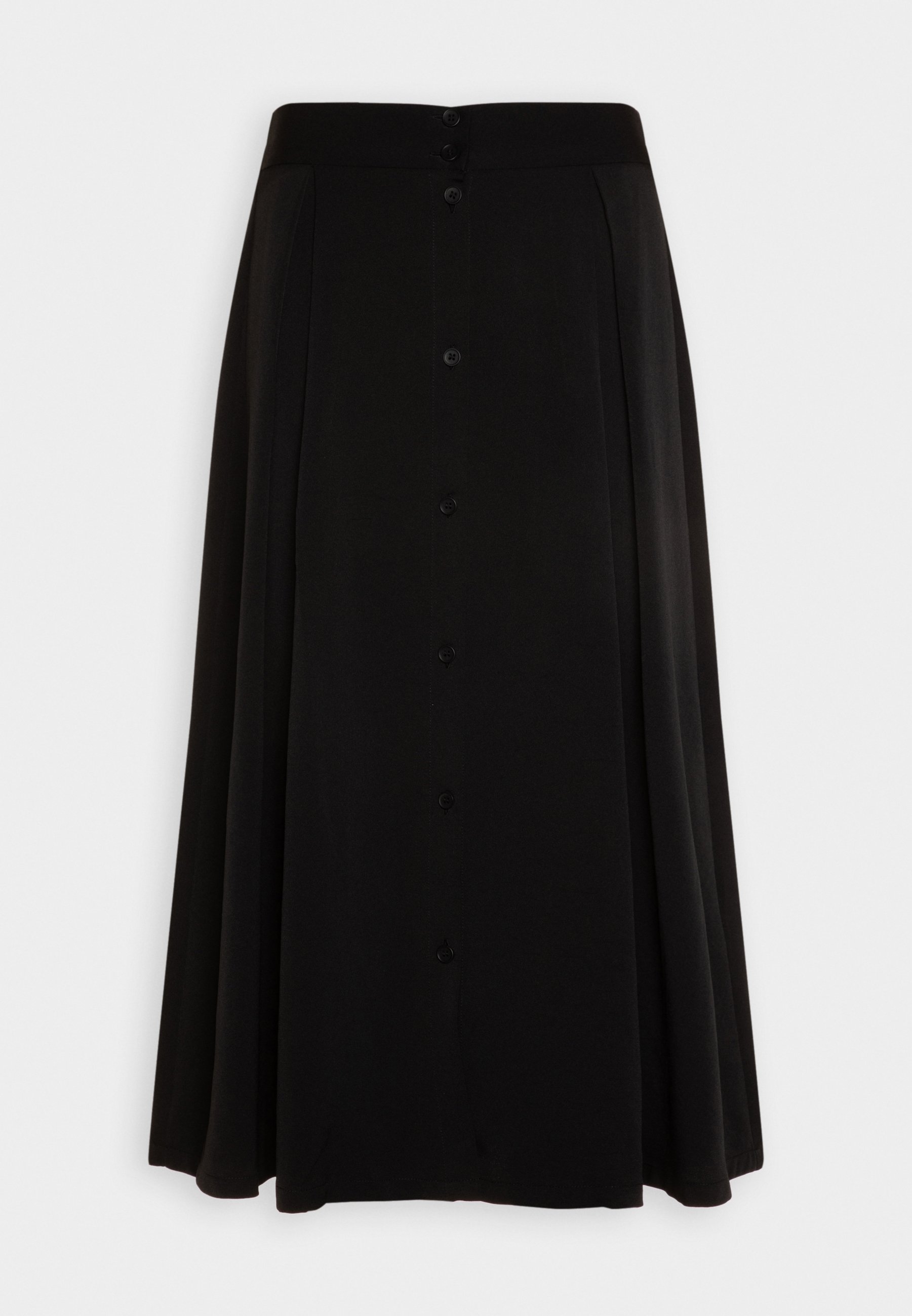 Monki SIGRID SKIRT Velika suknja black solid crno Zalando.hr
