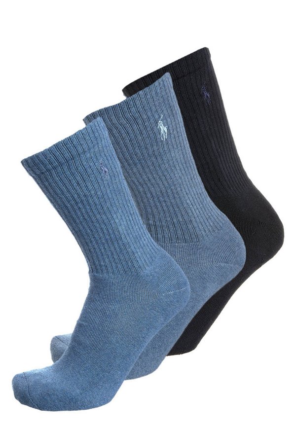 CREW 3 PACK - Socks - denim