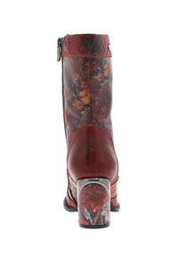 LAURA VITA Bottines de cowboy / motard - rouge