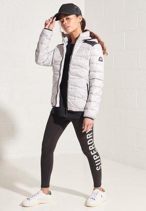 Superdry & Co Legging (type pantalon) - black/ silver