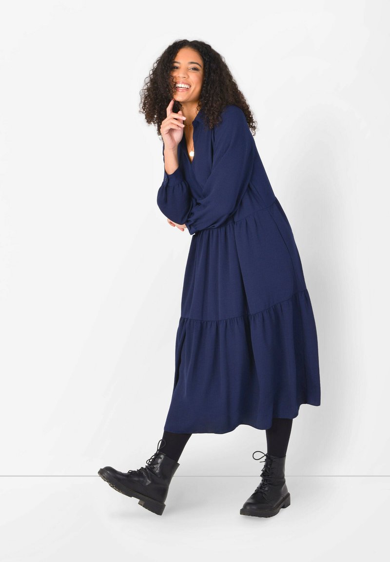 Damen Kleider | Live Unlimited London Etuikleidblue/blau - LX04438 Damen Kleider | Live Unlimited London Etuikleidblue/blau - LX04438