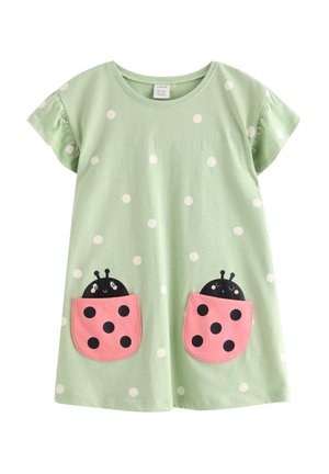 TOP LONG SS LADYBUG POCKETS - T-shirts print - light dusty green