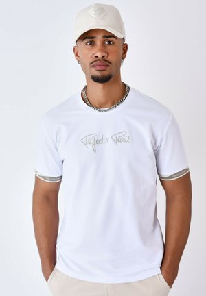 CLASSIQUE WAVY - Camiseta estampada - blanc