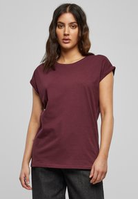 Urban Classics - EXTENDED SHOULDER - T-Shirt basic - redwine Thumbnail-Bild 1