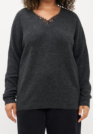 Strickpullover - dark grey