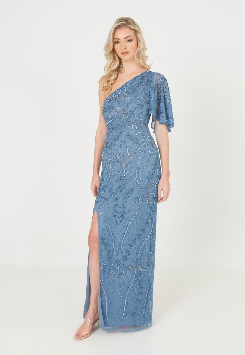 BEAUUT EMBELLISHED SEQUINS - Iltapuku - powder blue