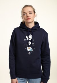 Disney FROZEN OLAF XMAS SLEEVE Kapuzenpullover navy
