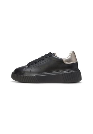 Baskets basses - black metallic silver