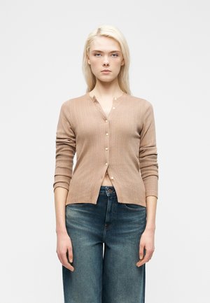 POINTELLE CARDI - Jopica - medium cool brown