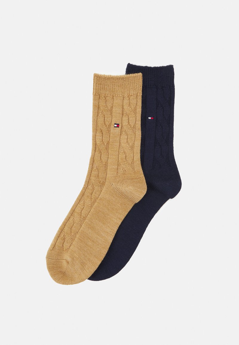 Tommy Hilfiger WOMEN SOCK BOOTSOCK 2 PACK Socken navy/sand