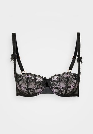 BRA - Podprsenka bez kostíc - black/pink