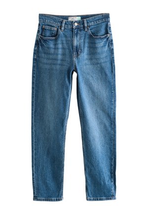 Next TALL FIT - COMFORT STRETCH COLUMN - Blugi mom fit - denim dark blue