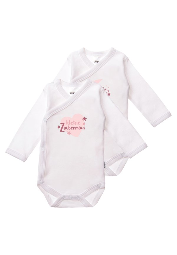 2 PACK WICKEL KLEINE ZAUBERMAUS - Body - weiss