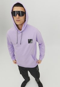 Jack & Jones JCOFILO HOOD - Felpa con cappuccio - lavender