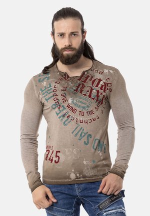 Cipo & Baxx LANGARM - Langarmshirt - brown