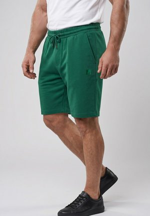 Men Plus SWEAT BERMUDA SHORTS, BASIC, ELASTICATED WAISTBAND, UP TO 8 XL - Tracksuit bottoms - green