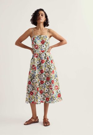 Seasalt Cornwall, SEASALT CORNWALL MADERN DRESS - Denné šaty - summer shadows chalk