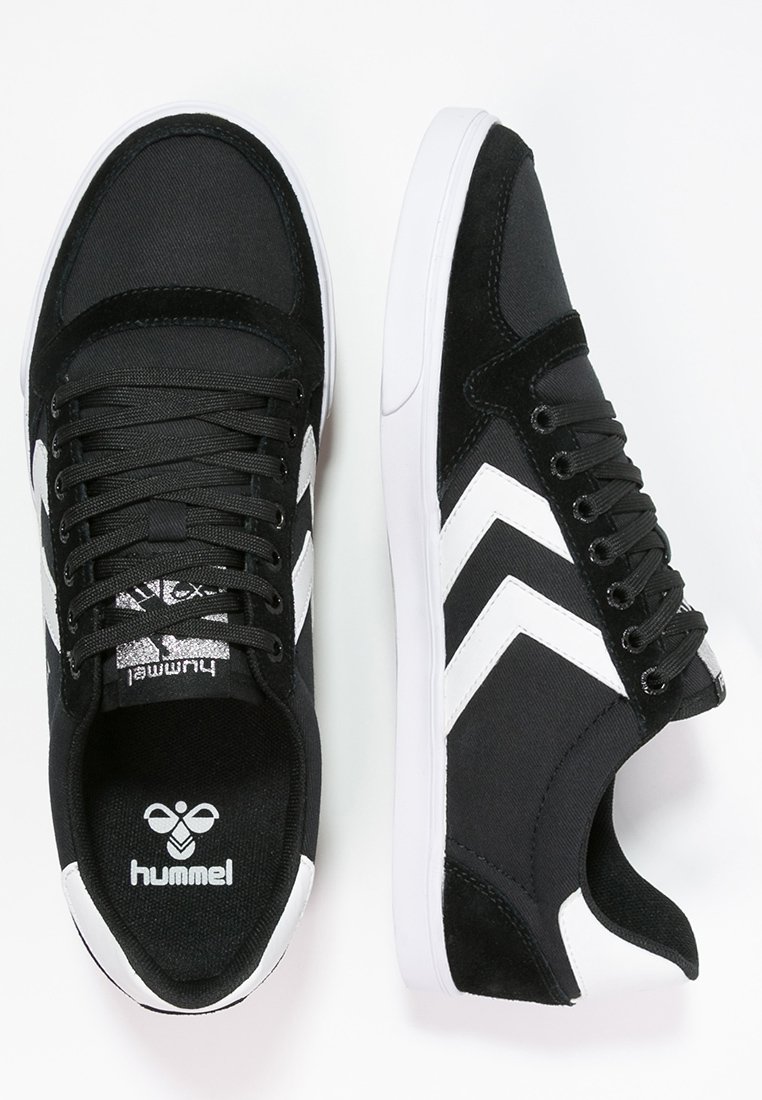 variabel Bunke af accent Hummel SLIMMER STADIL - Sneaker low - black/white/schwarz - Zalando.de