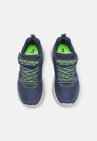 Skechers LIGHTED GORE STRAP  - Baskets basses - navy/lime
