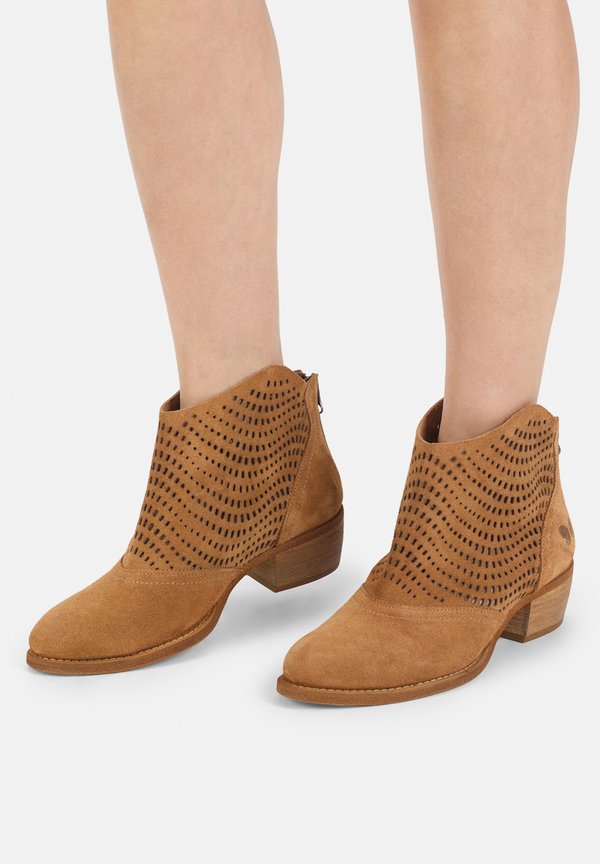 Cowboy-/Bikerstiefelette - cuero