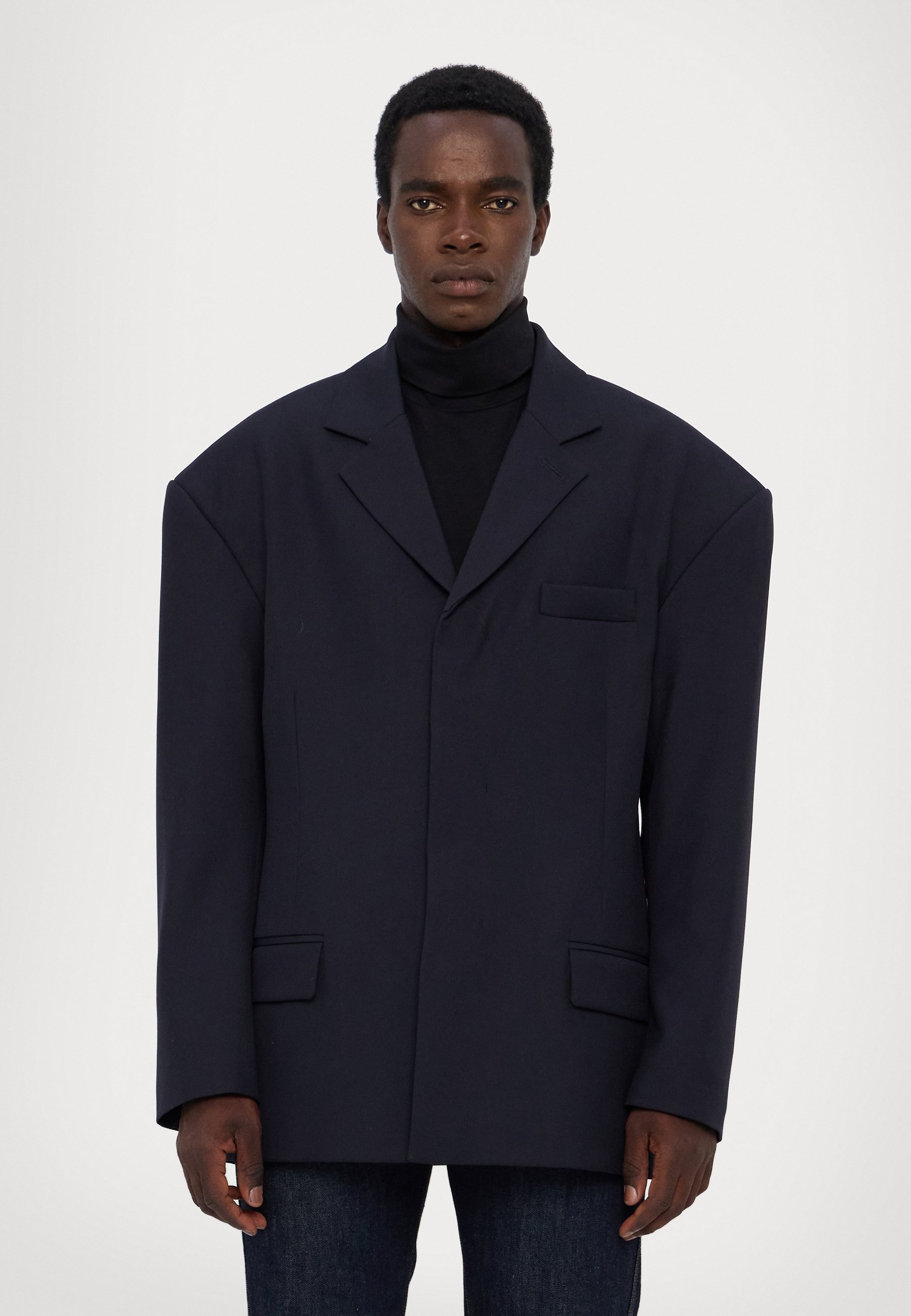 032c ORION SUIT JACKET - Blazer jacket - dark blue - Zalando