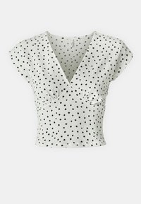 Não selecionado, cloud dancer/black