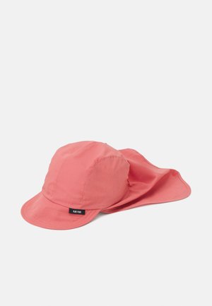 ELASTICATED BASIC HAT WITH NECK PROTECTOR UNISEX - Klobúk - faded rose