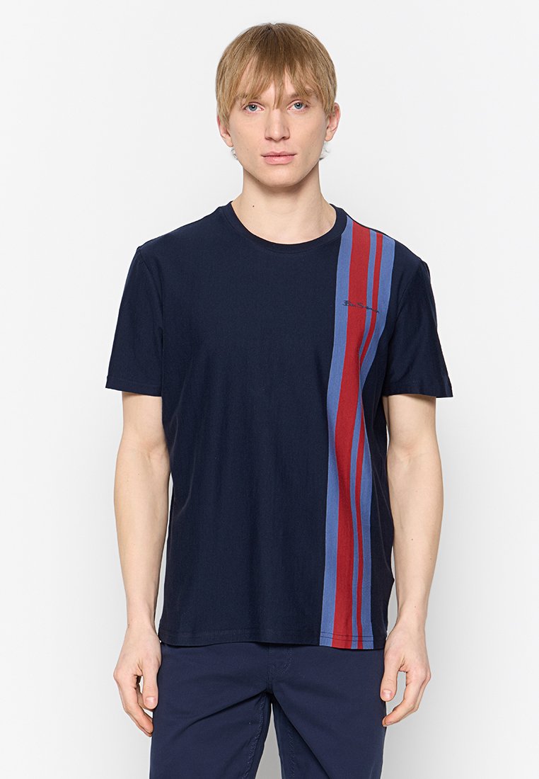 Ben Sherman T-shirt print donkerblauw