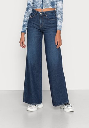 Flared jeans - dark-blue denim