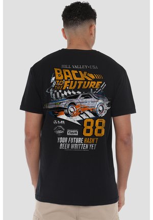 Print T-shirt - black