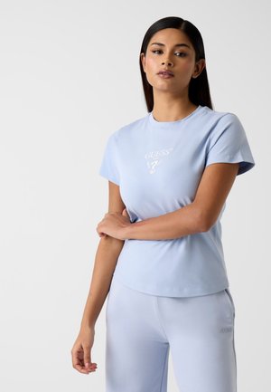 COLETTE TEE - T-shirt imprimé - hellblau